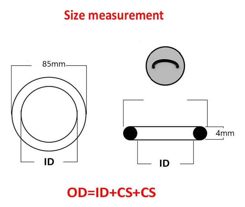 O-ring Orrines Oring 85mm Diametro X 4mm 1pcs