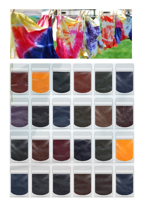 Anilinas Tie Dye 24 Colores 10gr Cu. Teñido Colores Vivos