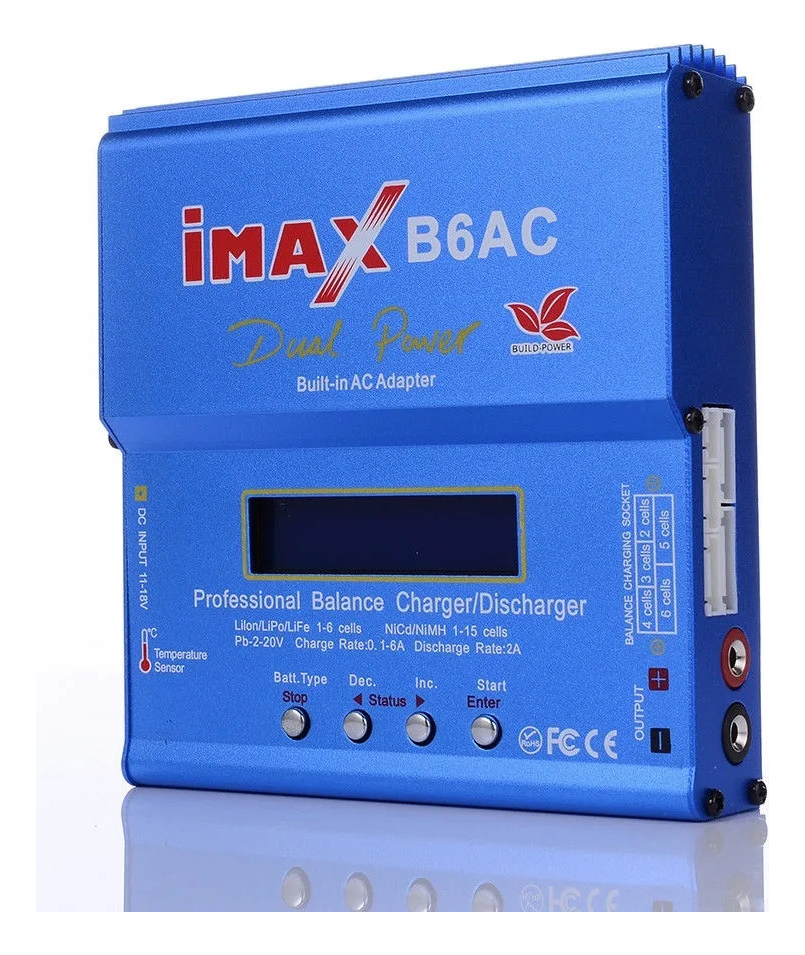 Cargador Lipo Balanceador Inteligente Programable Imax B6ac