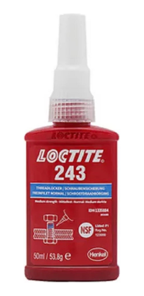 Loctite 243 Traba Perno Azul 50ml Viscosidad: 1300/3000