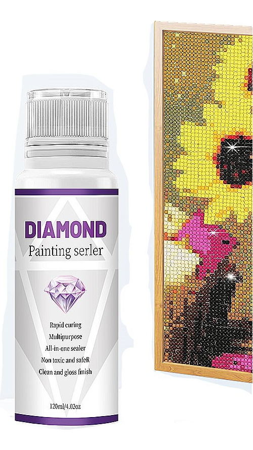 Pegamento Cuadros Dimantes Puzzles Coservador Uv 120ml