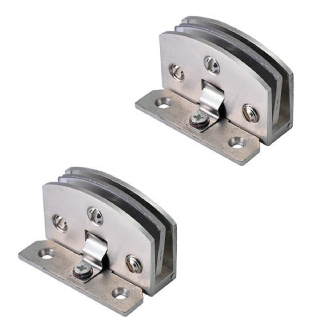 Bisagra Para Puerta De Vidrio 5 A 8mm 1 Par Estantes Ropero