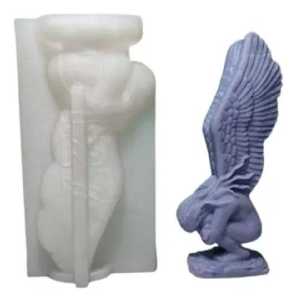 Molde Silicona Velas Y Jabón Ángel