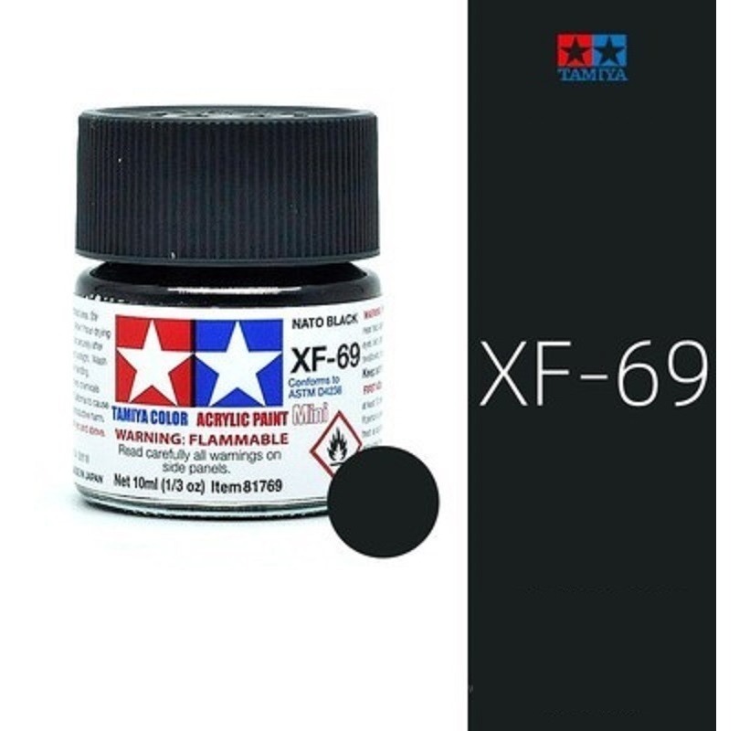 Tamiya Pintura Xf69 A Xf93 Color 10 Ml Maquetas 1pcs