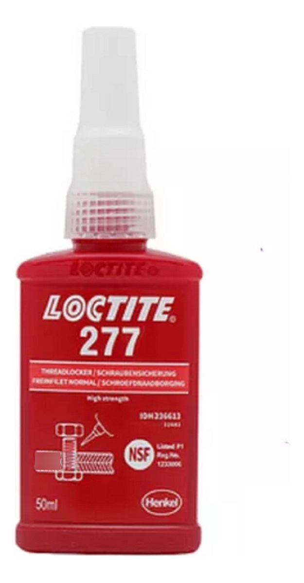 Loctite 277 Traba Perno Rojo 50ml Viscosidad: 6000/800 Mpa