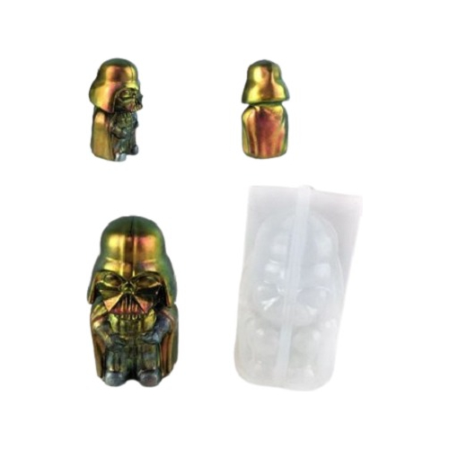 Molde Silicona Velas Y Jabón Darth Vader Mini