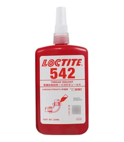 Loctite 542 Traba Hilo Tuberías Hidráulicas Neumáticas 250ml