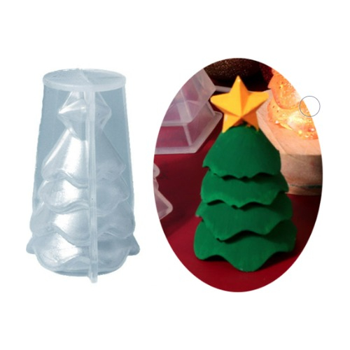 Molde Silicona Velas Y Jabón Árbol De Navidad E