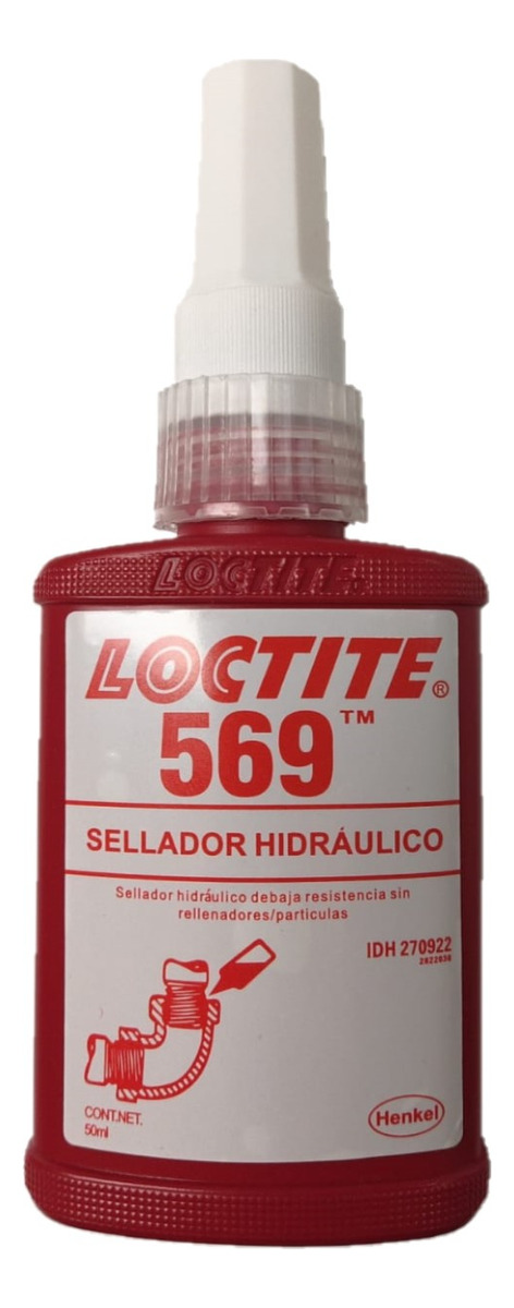 Loctite 569 Sellador Hidráulico 50ml Rosca Hilo Fino.