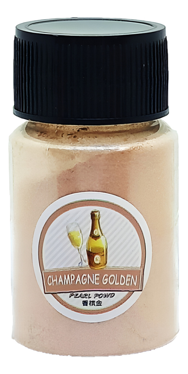 Pigmento En Polvo Oro Champán Para Resina 20ml Efecto Marmol