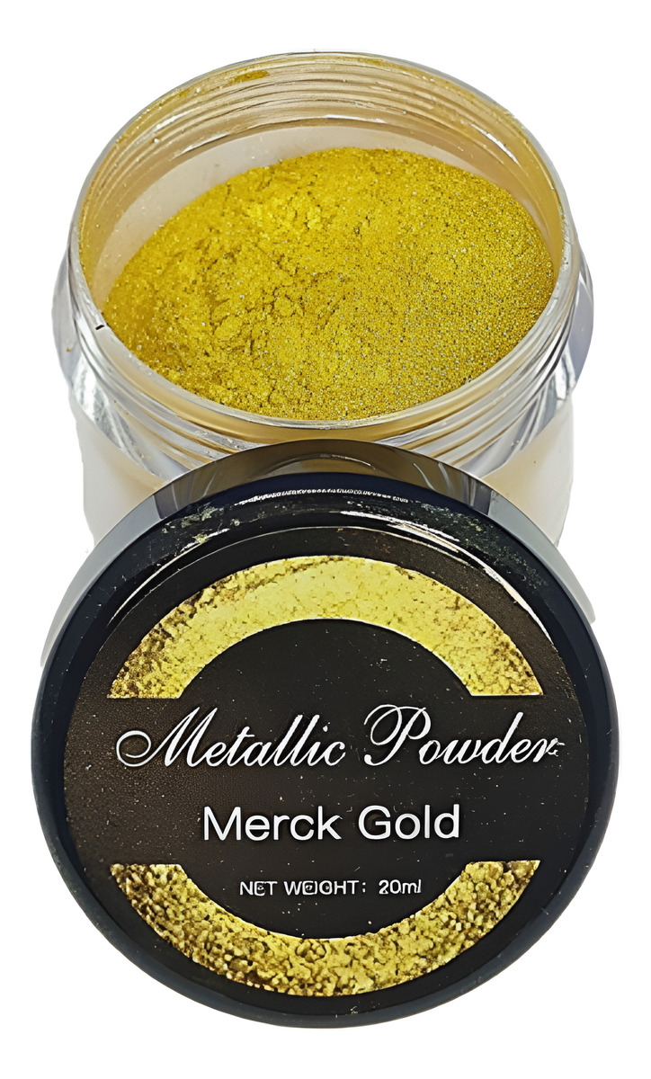 Pigmento Polvo Oro Merck Para Resina Slime Jabón 20ml