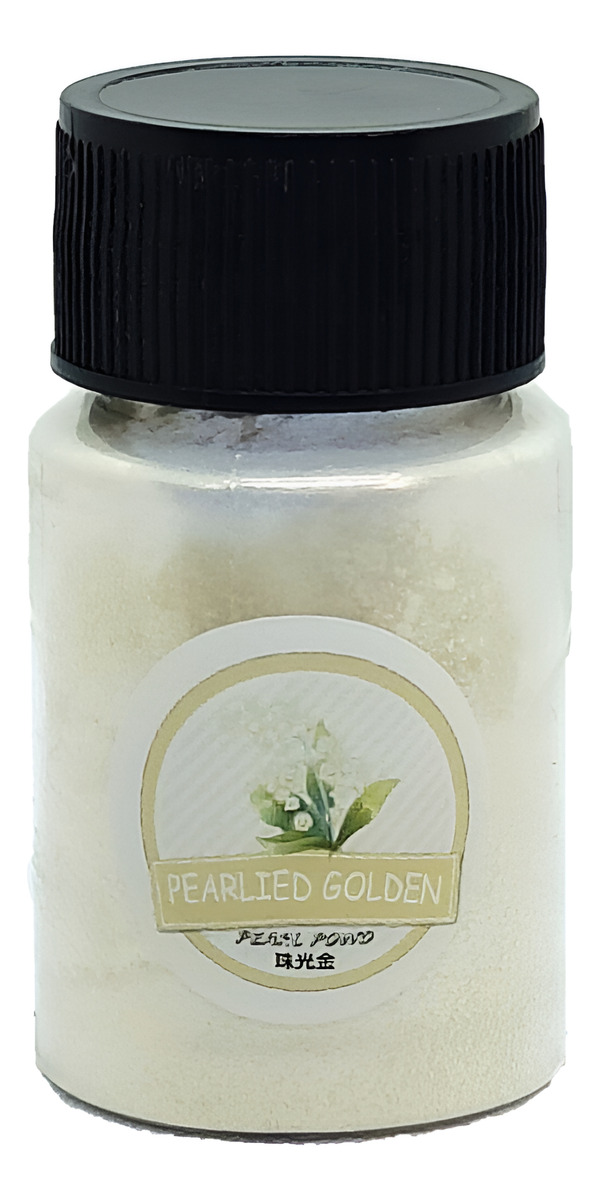 Pigmento Polvo Oro Perlado Para Resina 20ml Efecto Marmol