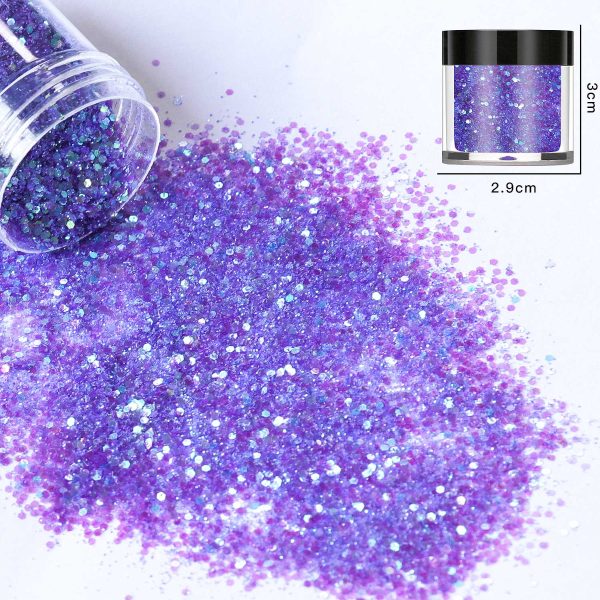 Glitter Para Resina Epoxica 24 Colores Decoración Brillantes - Imagen 2