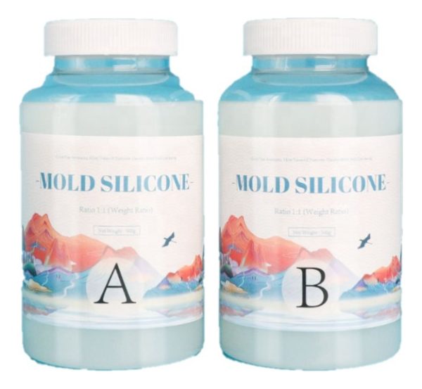 Silicona Caucho Moldes Epóxico Grado Alimenticio 1kg Visc