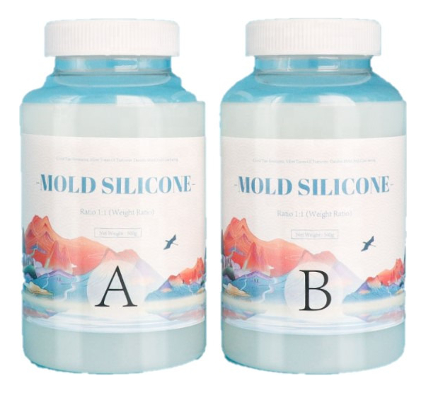Silicona Caucho Moldes Epóxico Grado Alimenticio 1kg Visc