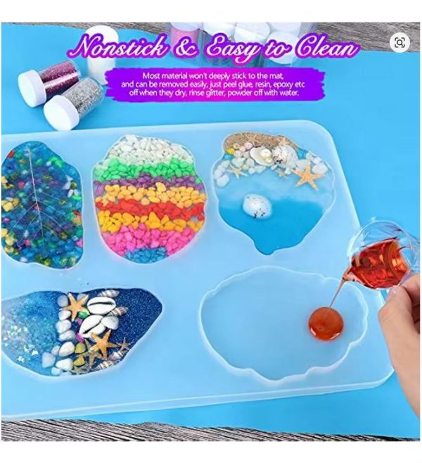 Tapete De Silicona Para Resina 1pc De 40 X 30cm Antiaderente - Imagen 2