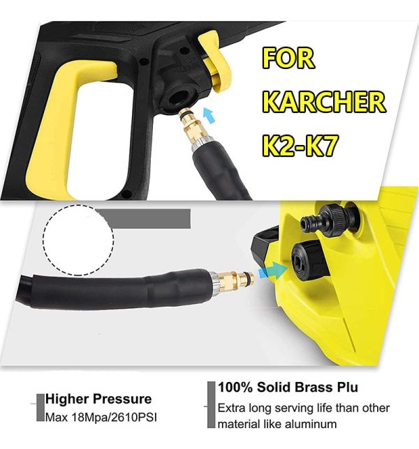 Manguera Hidrolavadora Para Karcher K2 K3 K4 K5 K6 K7, 20mts - Imagen 2