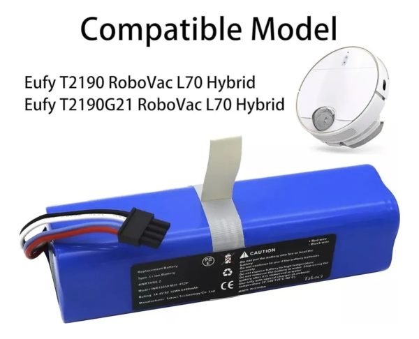 Batería Rep. Para Aspiradora Eufy Robovac L10 L70 5.200mah - Imagen 4