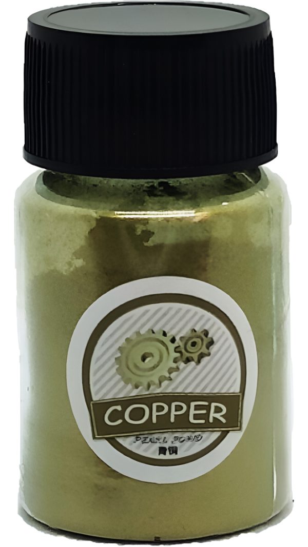 Pigmento En Polvo Cobre Para Resina 20ml Efecto Marmol