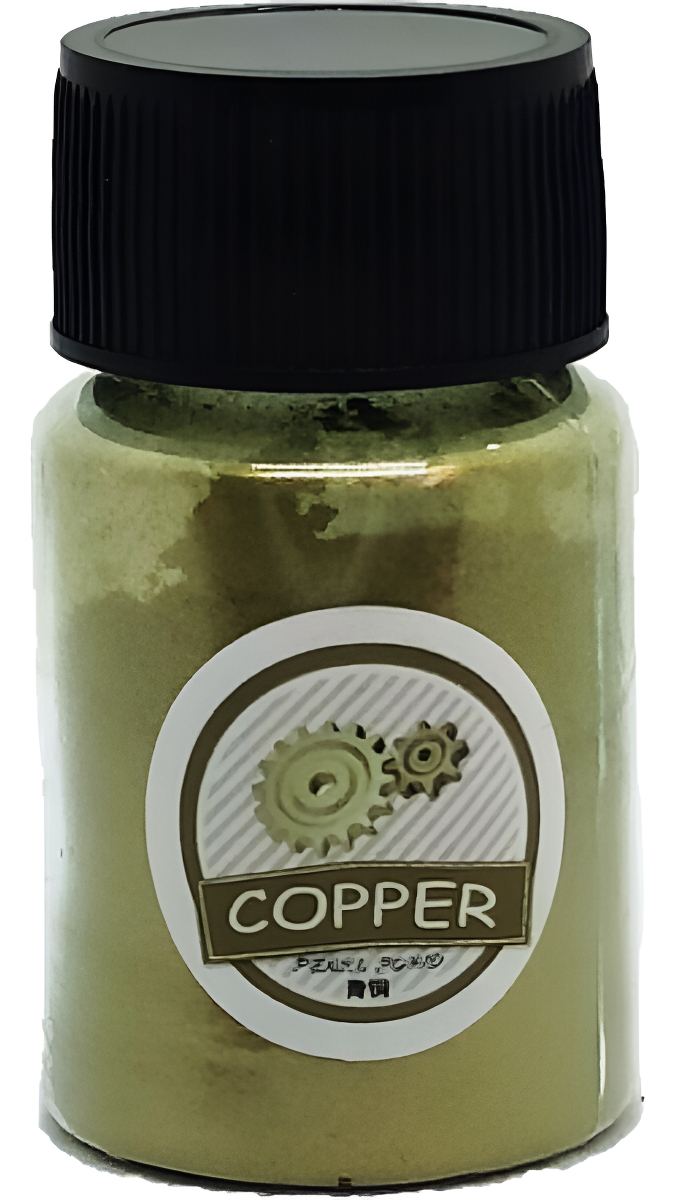 Pigmento En Polvo Cobre Para Resina 20ml Efecto Marmol