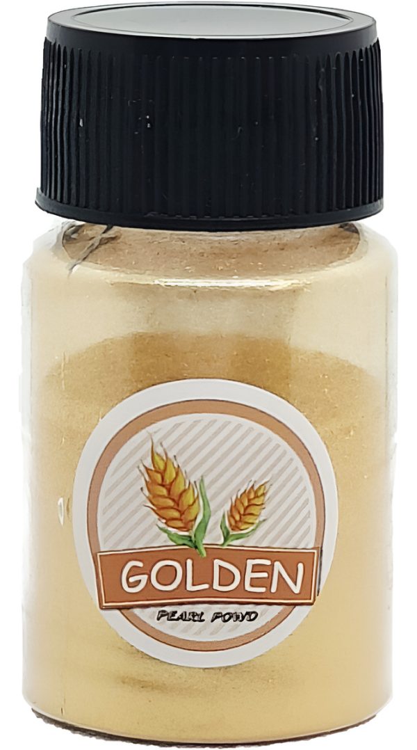 Pigmento Polvo Dorado Para Resina 20ml Efecto Marmol