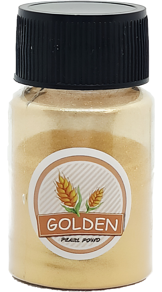 Pigmento Polvo Dorado Para Resina 20ml Efecto Marmol