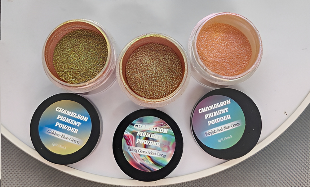 Pigmento Polvo Resina Uv Trilogía Aurora Boreal 3 Colores