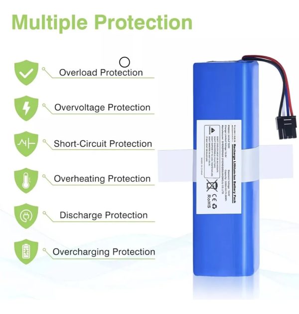 Batería Rep. Para Aspiradora Eufy Robovac L10 L70 5.200mah - Imagen 3