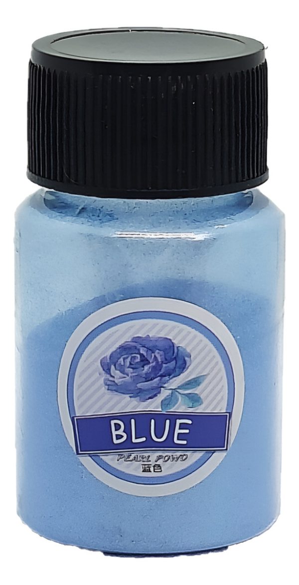 Pigmento En Polvo Azul Para Resina 20ml Efecto Marmol