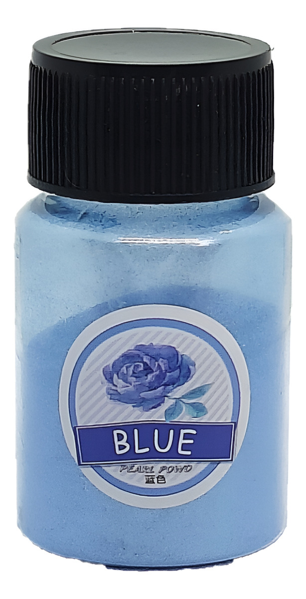 Pigmento En Polvo Azul Para Resina 20ml Efecto Marmol