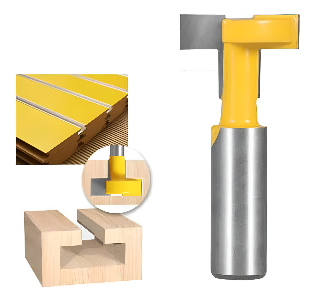 Fresa Madera Ranurar Panel Vástago 1/2 (12.7)