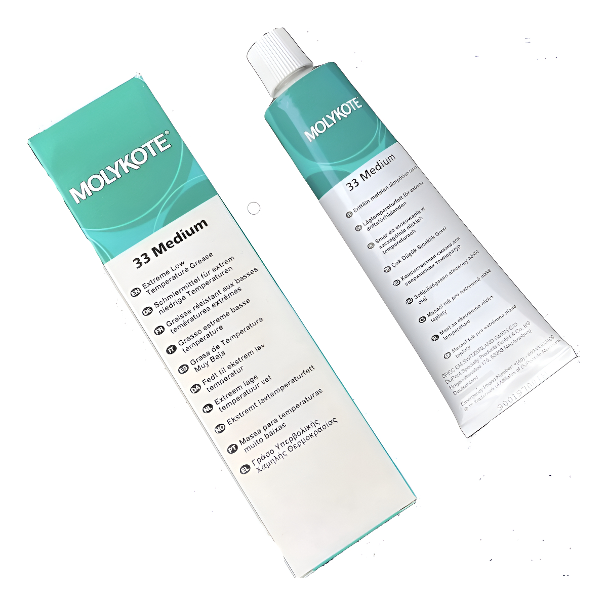 Grasa Molykote 33 Medium Ligera Media – 100gr, Baja Temp.