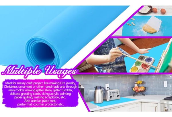 Tapete De Silicona Para Resina 1pc De 40 X 30cm Antiaderente - Imagen 5