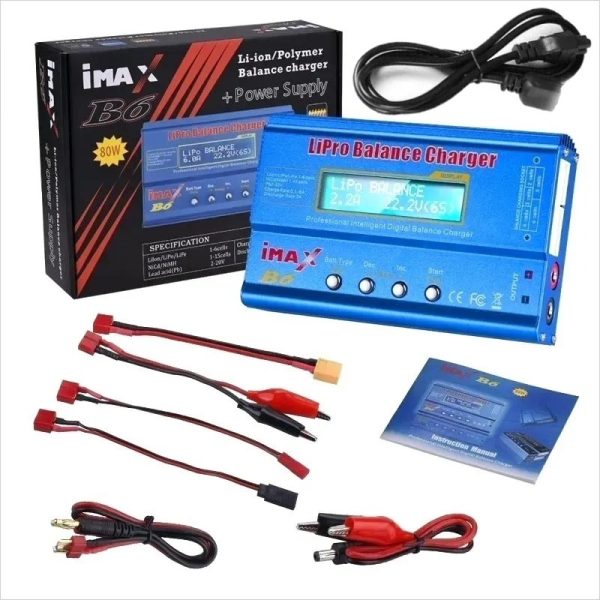 Cargador Lipo Balanceador Inteligente Programable Imax B6ac