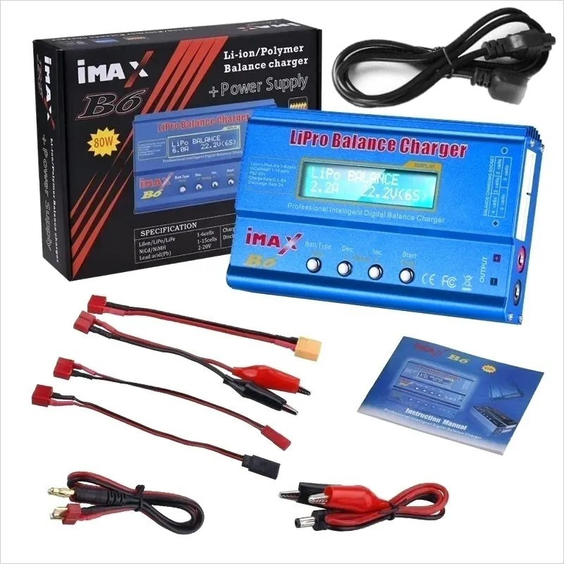 Cargador Lipo Balanceador Inteligente Programable Imax B6ac
