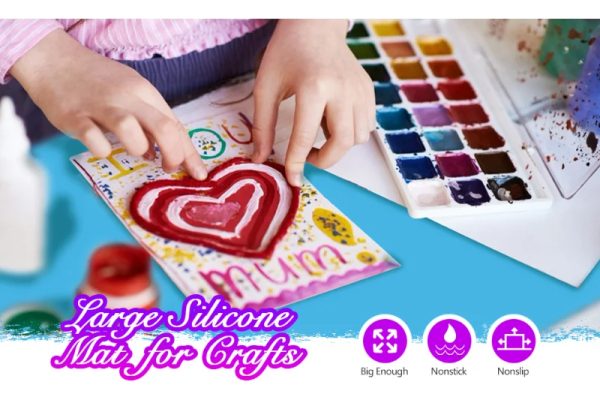 Tapete De Silicona Para Niños 1pc De 40 X 30cm Antiaderente - Imagen 4
