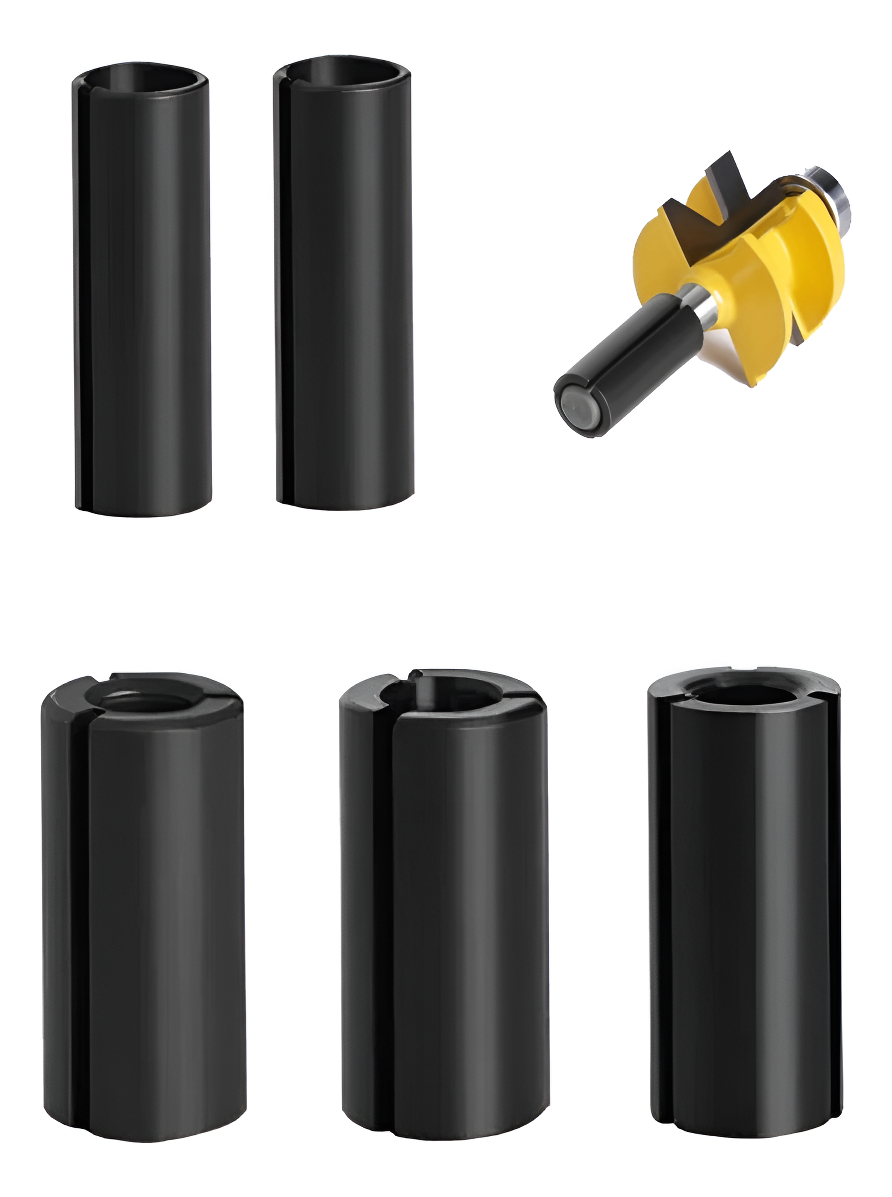 Fresa Reductor Adaptador Vastago Fresadora Router Tupi 5pcs
