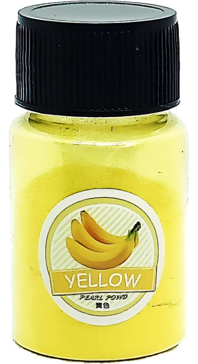 Pigmento En Polvo Amarillo Para Resina 20ml Efecto Marmol