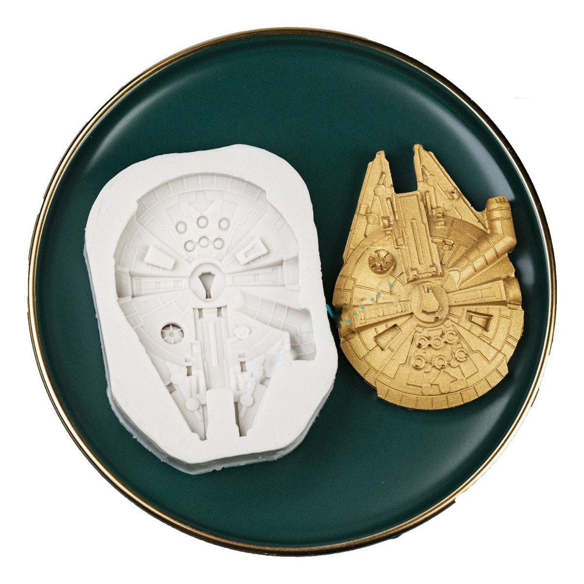 Molde Silicona Velas Y Jabón Star Wars Nave