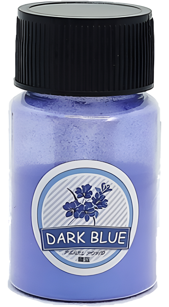 Pigmento En Polvo Azul Oscuro Para Resina 20ml Efecto Marmol