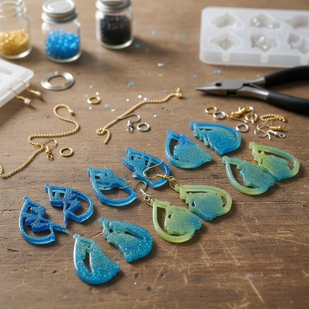 Molde Silicona Resina Uv Aros Llavero Disney