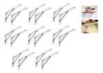 Soporte Escuadra Repisa Colgador 15cm 20p 10par Inox