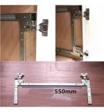 Corredera Telescópica Pocket Door 40cm 1.2mm 35k 1par - Imagen 2