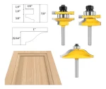Fresa Madera Puertas Marcos Paneles Vástago 1/4 - Imagen 3