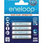Pila Panasonic Recargable Eneloop Aaa Con 4 Unidades 800 Mah
