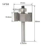 Fresa Madera T 1/4 X 5/8 - Imagen 2