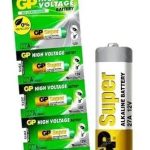 Pila Alcalina Gp Batteries Super 27a 12v Cilíndrica 200mah Pack 5