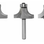 Fresa Madera Cuarto Rodon 3un Toma 6mm R 9.52, 11.1 Y 12.7mm