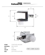 Soporte Repisa Mueble Vidrio C/anti-slip 100 Unidades - Imagen 4
