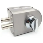 Cerradura Puerta Vidrio De 8 A 12mm Llave Pestillo V A V - Imagen 4